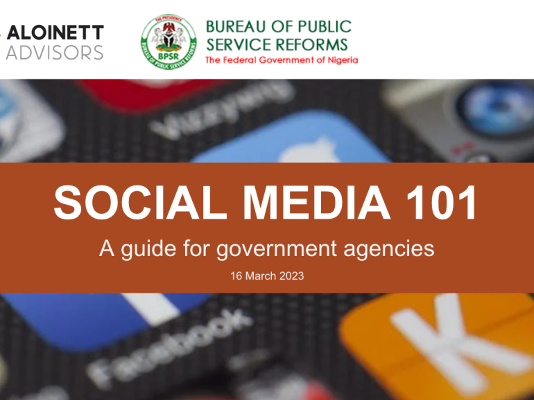 Social Media 101 for Government Agencies