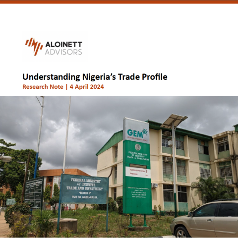 Research Note – Understanding Nigeria’s Trade Profile